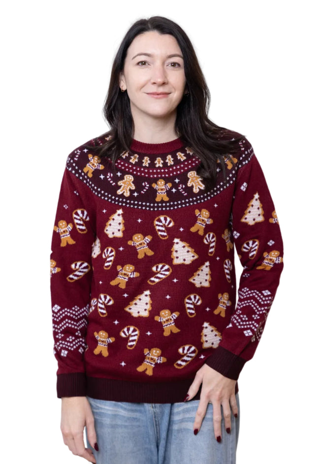 Women's Gingerbread Lane Christmas Jumper - Limited Edition
