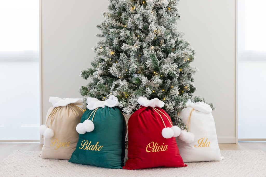 Luxe Velvet Personalised Santa Sacks