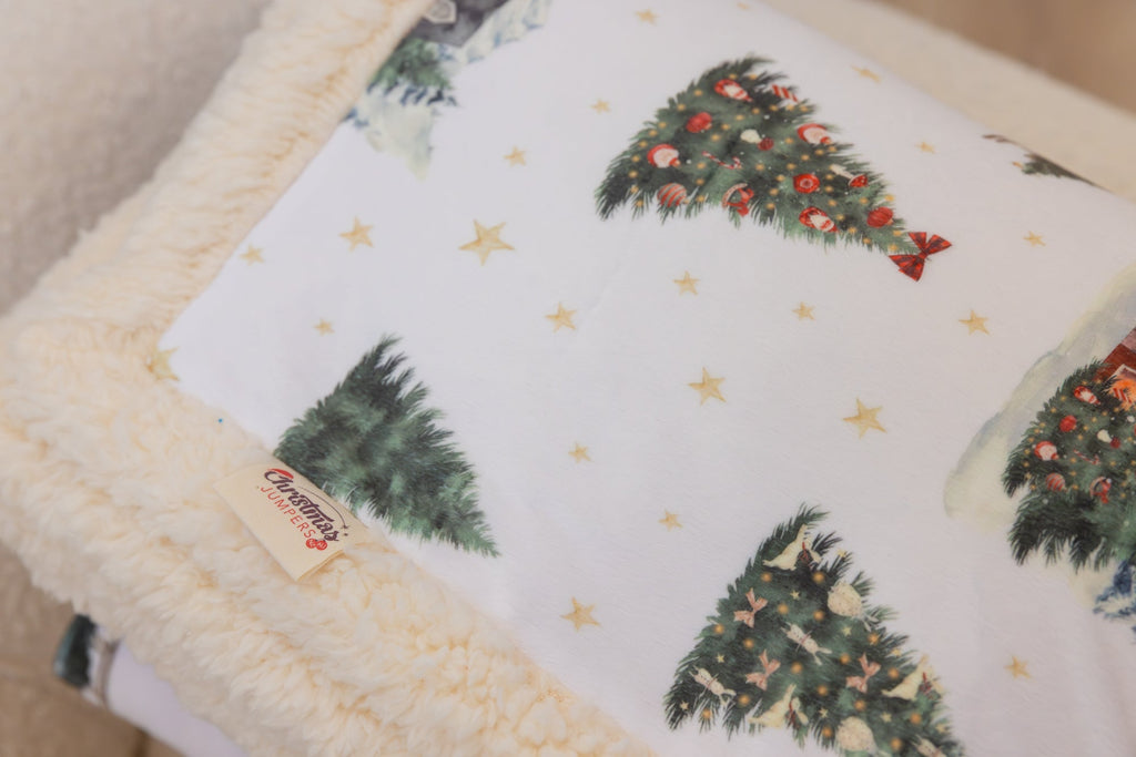 sleigh christmas blanket