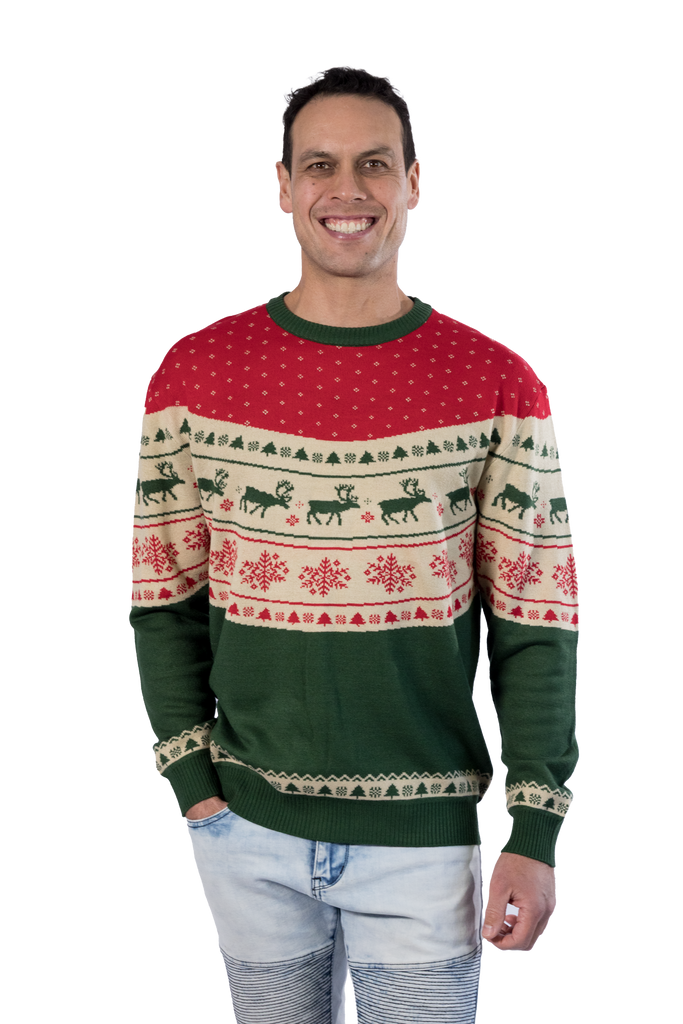 mens vintage christmas jumper