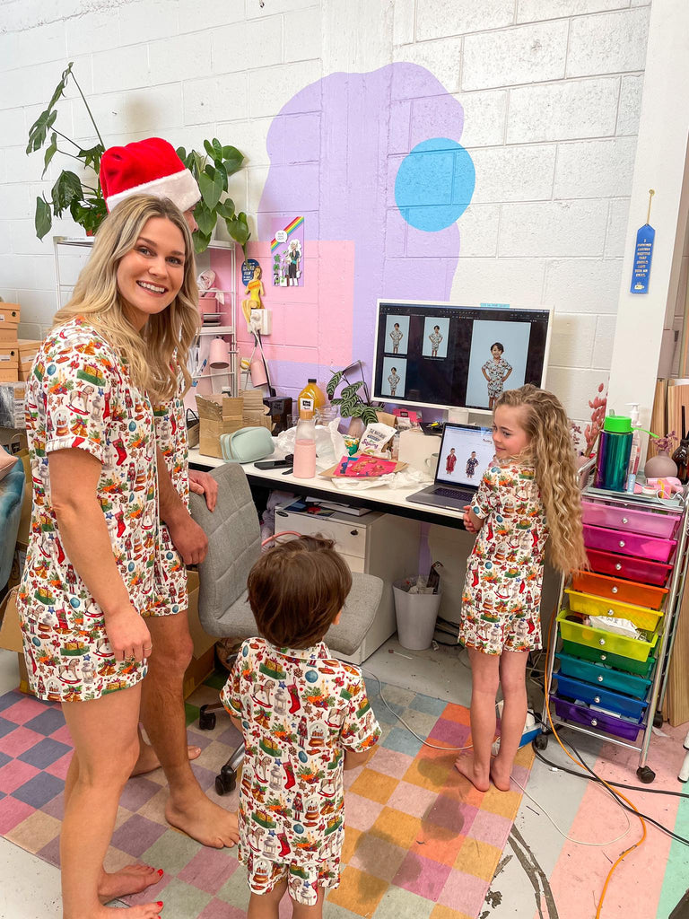 matching summer christmas pyjamas