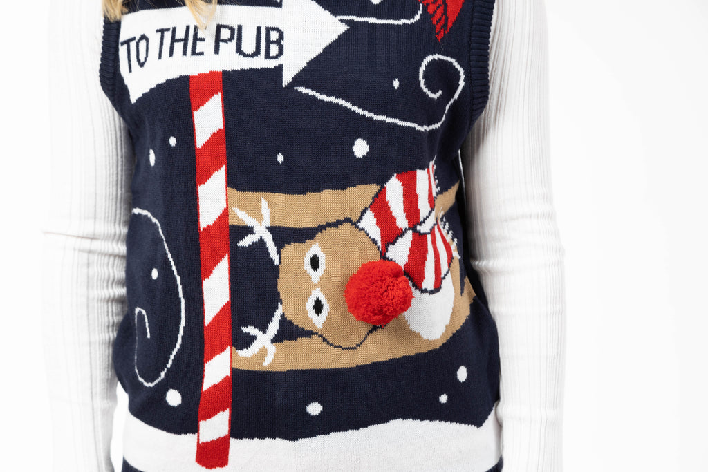womens christmas vest