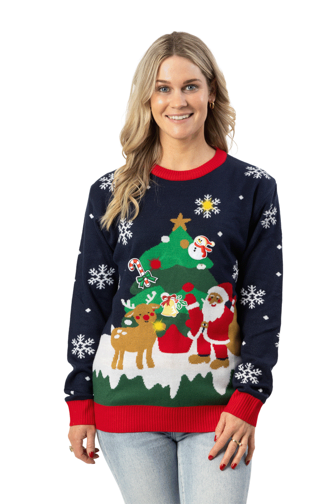 Light up christmas jumper womens hot sale