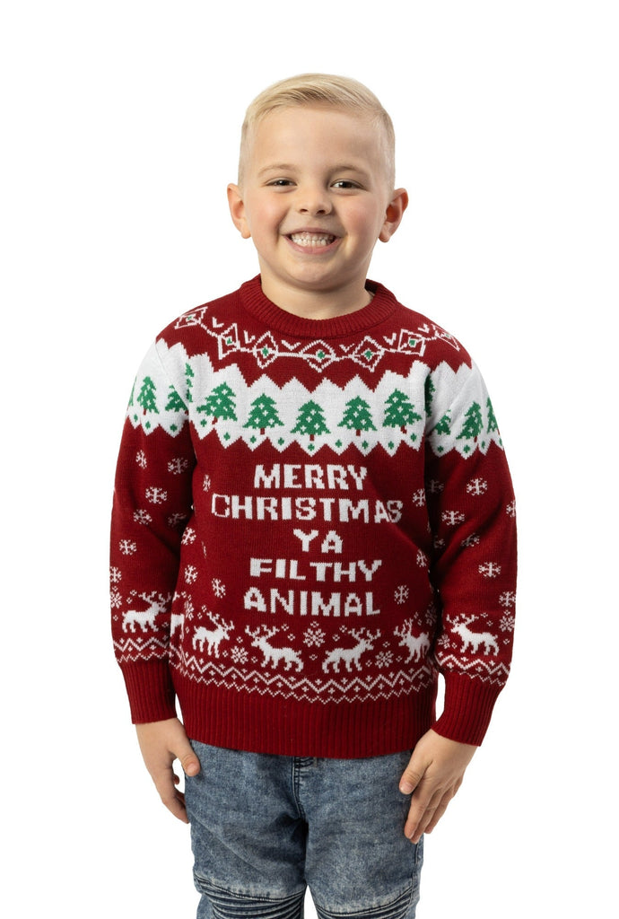 filthy animal christmas jumper